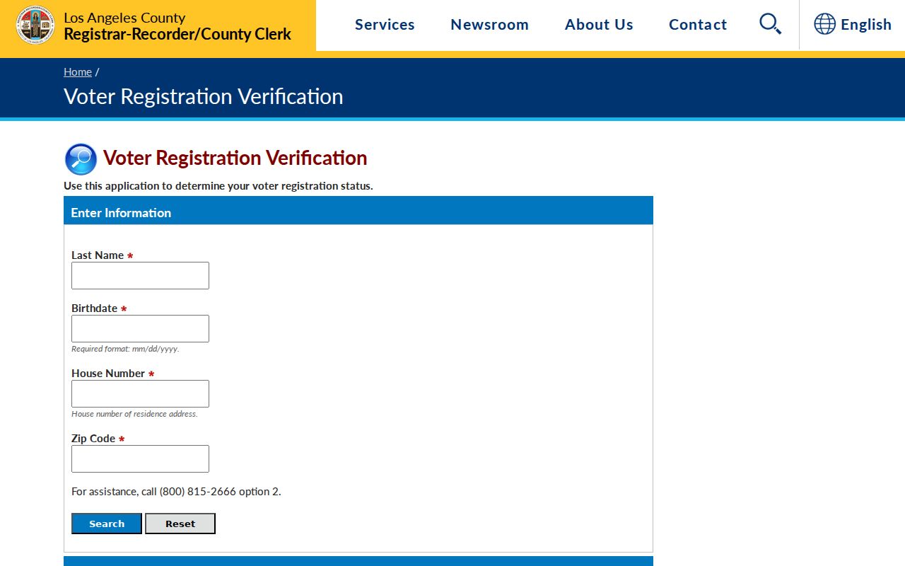 La Puente residents directory voter registration status search